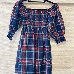 Hill House Navy Tartan Athena Nap Dress
